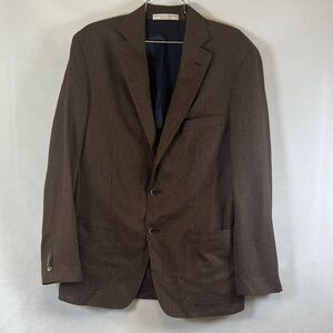 Men’s Hardwick Wool Tweed Blazer Classic Herringbone Sport Coat Vintage Inspired